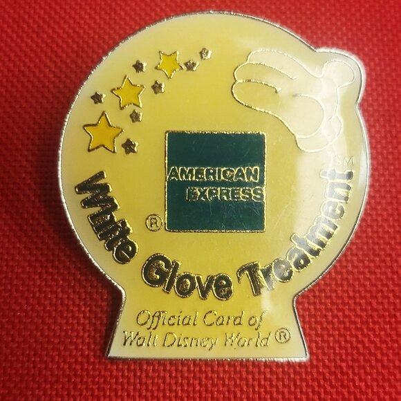 Disney American Express White Glove Treatment Pin - Picture 1 of 6